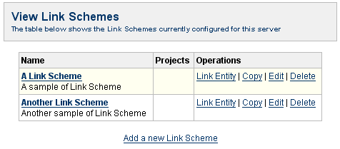 View Link Scheme